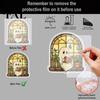 Acrylic Halloween Ornament Ghost Puzzle Suncatcher, Colorful Window Hanging Ornament, Stained Illustration Suncatcher Glass Style
