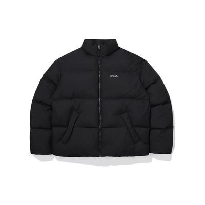 Fila Пуховики Унисекс Черный Воротник-стойка Умеренный FE2DJE6105X-BLK