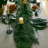 DIY Accessories Cypress Pine Garlands Green Christmas Decoration Cedar Greenery Rattan  Christmas
