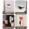 Suction Cup Wall Socket Holder Adjustable Reusable Outlet Fixing Rack Punch-Free Space Saving Power Strip Racks Kitchen