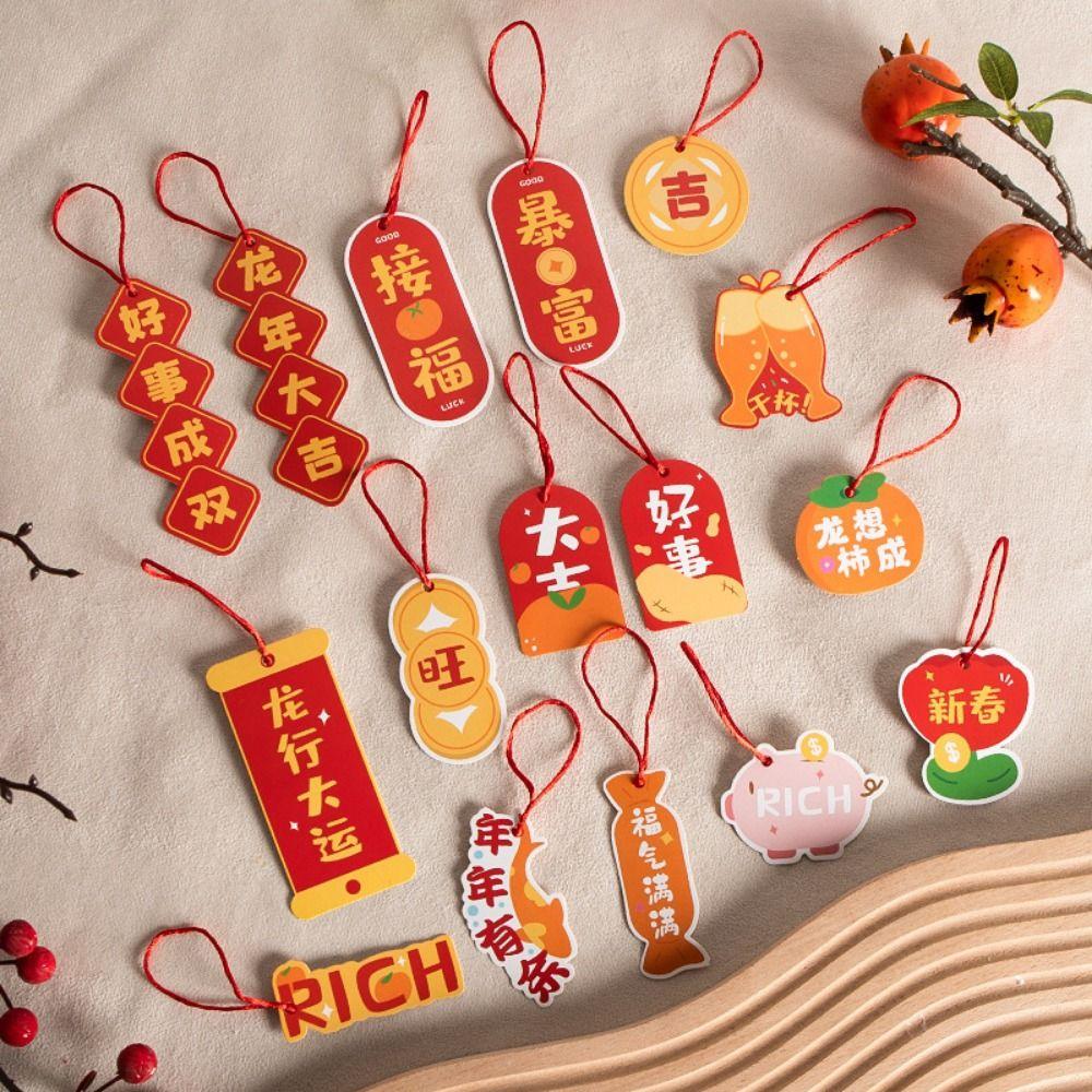Decorative New Year's Blessing Pendant Chinese Style Lunar New Year Hanging Ornament Wedding