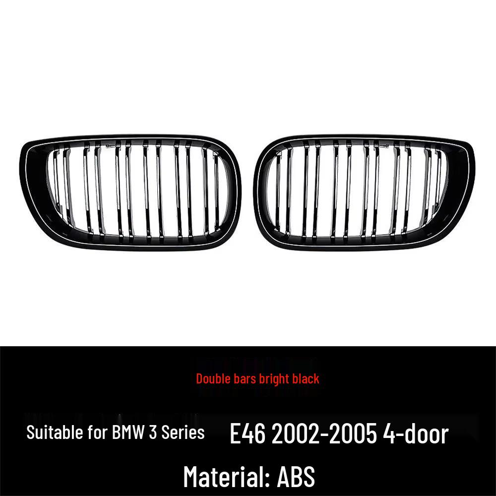 BMW 3 серии E46 2002-2005 4-дверный Модифицированная решетка радиатора "двойные почки"
