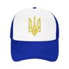 Сетчатые Солнцезащитные Шляпы Украина Узор с Гербом Украины Летняя Кепка Тракер Для Унисекс Уличная Одежда Теннис Скейт Бейсболки