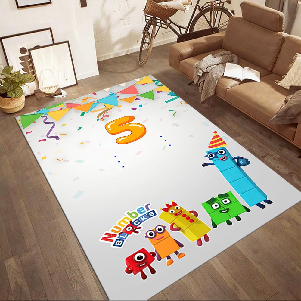 Numberblocks Floor Mat Perfect For Living Rooms Outdoor Bedrooms Dining Room Antislip Rug Anime Office Decor Spiritual Gift
