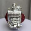 Engine Heart Figurine Desktop Heart Ornament Resin Heart Engine Sculpture for Home