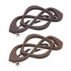 2Pcs Vintage Hair Barrettes French Style Hair Clips Women Girls