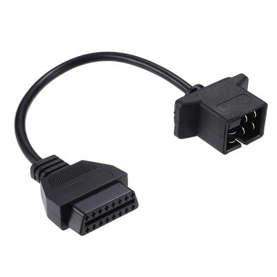 Диагностический адаптерный кабель OBD1 с 6-контактным разъемом к OBD2 с 16-контактным разъемом для автомобилей Chrysler, Jeep, Dodge