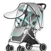 Universal Stroller Rain Cover Baby Car Weather Wind Sun Shield Transparent Breathable Trolley Umbrella Raincoat Accessories