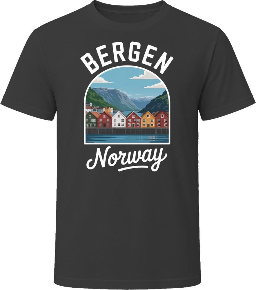 Bergen Norway Tourist Vacation Gift Tee T Shirt
