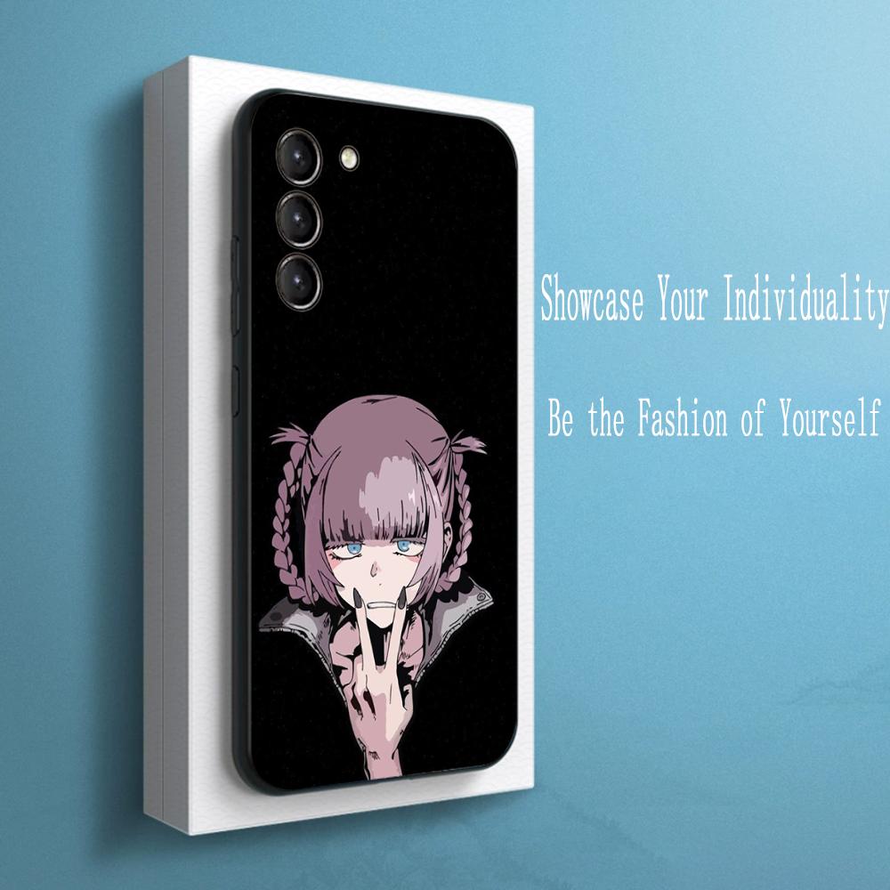 Чехол для телефона Nazuna call of the night аниме девушка Для Samsung Galaxy S25 S24 S23 S22 S21 S20 Plus Ultra Note20 Мягкий Черный
