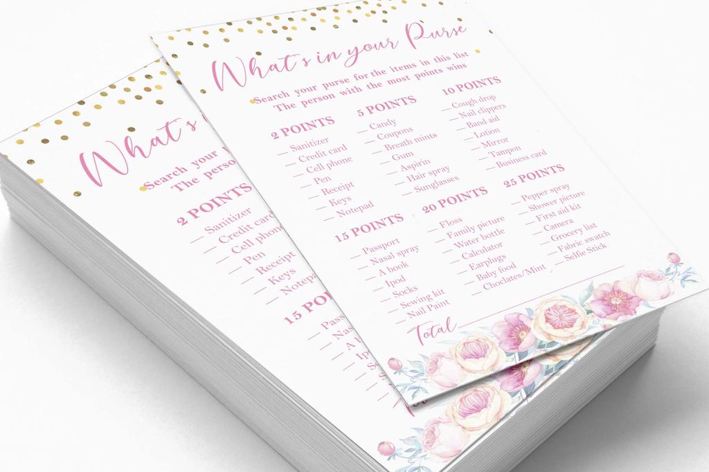 Inkdotpot Gender Reveal Confetti Baby Shower Game Set Of 50 BabyA AlphabetA ABCA Game Ita s A Boy Ita s A Girl Party