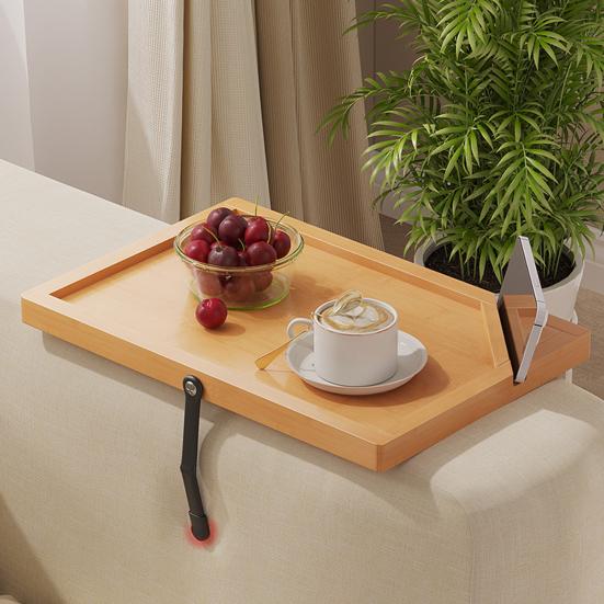 Деревянный подлокотник для дивана с прорезным дизайном, усиленный забор, устойчивая конструкция, складная