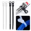 Locking Fixed Head Nylon Tie Screw Hole Cable Ties Bundle Tie Straps Cable Zip Ties Fixed Cable Tie
