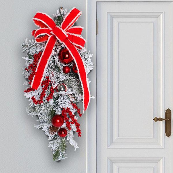 Рождественские украшения, гирлянды, подвесные рождественские дверные занавески, Рождественские дверные занавески, украшения дома, дверные подвески