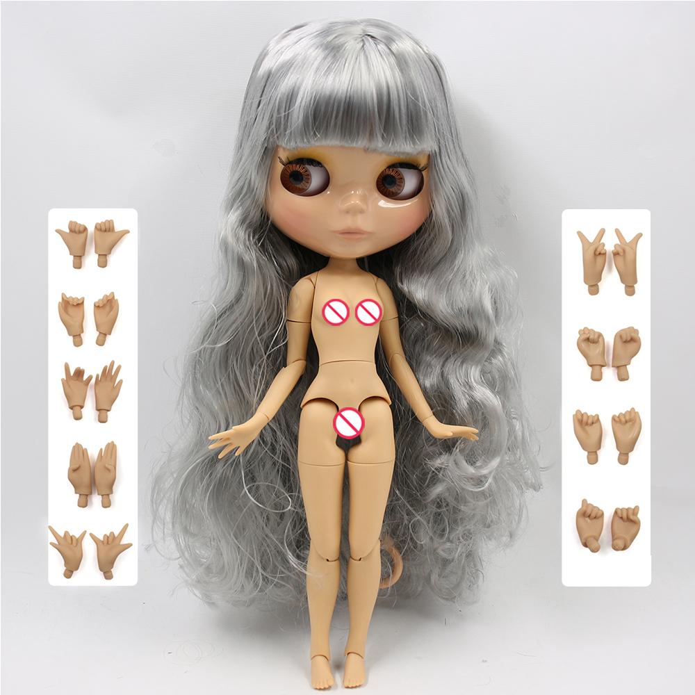 Кукла ICY DBS Blyth 1/6 шарнирное тело BJD игрушка белое глянцевое лицо черное матовое лицо с дополнительными руками AB и панелью DIY кукла девочка