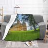 Downton Abbey-Highclere Castle Best Selling Room Household Flannel Blanket Highclere Castle Jacobethan Country House
