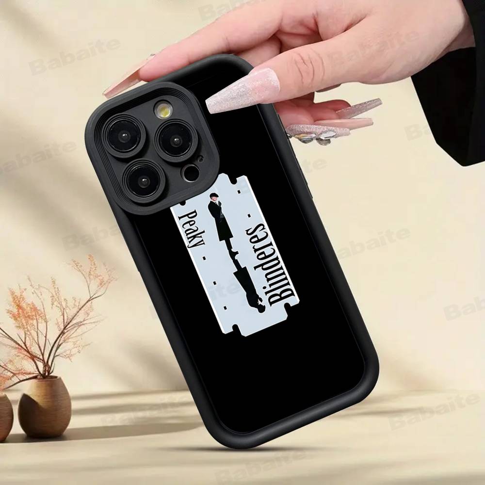 Чехол для телефона 'Острые козырьки' (Peaky Blinders) для iPhone 16 15 14 13 12 11 Pro Max Plus 17 Air