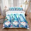 3Pcs Christmas Gnome Trio Bedding Sets For All Sizes New 3D Printed Bed Cover Comforter Duvet Cover Pillowcase Bedroom Decoration