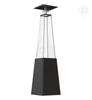 Outdoor Gas Heater Umbrella BS Steel Black 12 kW Set