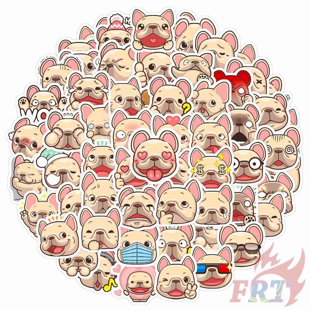 135Pcs/Set French Bulldog PIGU Q-1 Mini Diary Manual Stickers DIY Scrapbooks Album Decor Decals Stickers