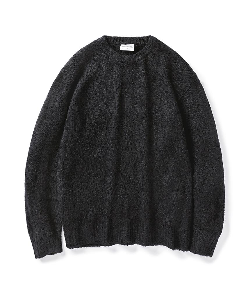 MINIMALPROJECT Boucle Round Knit Mnt104 [Black]