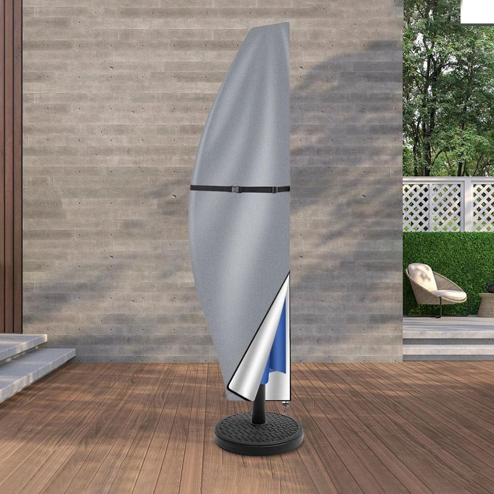 Уличный защитный чехол от УФ-лучей Водонепроницаемый чехол для патио-зонтика с молнией Чехол для патио-зонтика от солнца для уличных зонтов