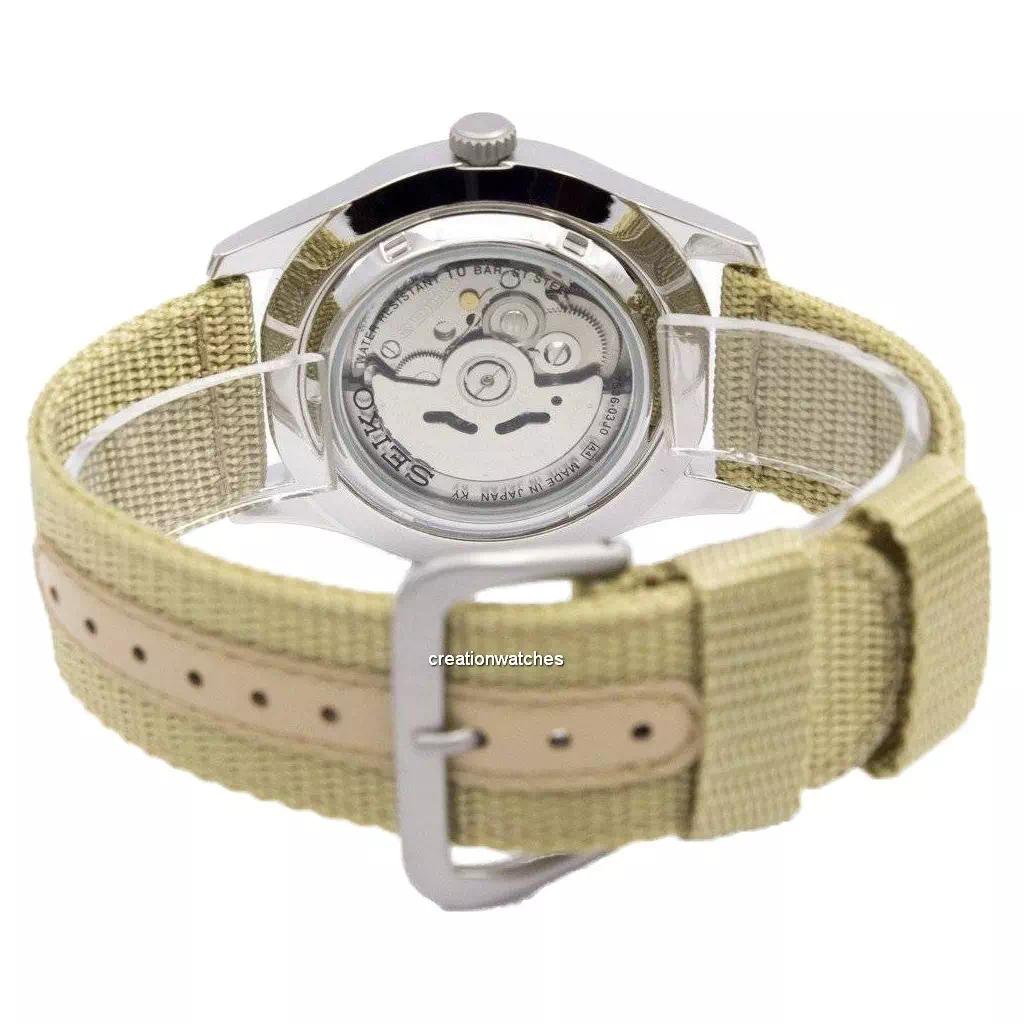 Японские мужские часы Seiko 5 Military Automatic Sports Japan Made SNZG07 SNZG07J1 SNZG07J