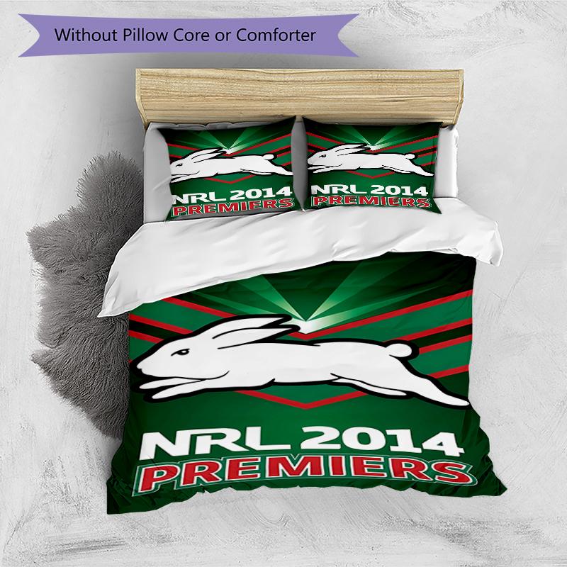 3pcs Football Team (16) Design Cover Set - HD Printed Bedding with 1 Cover and 2 Pillowcases - Perfect for Home and Dorm Decor