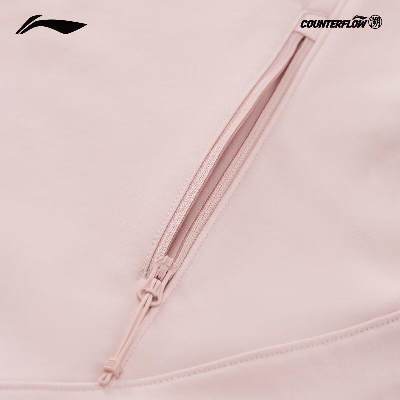 Li-Ning Женская водоотталкивающая флисовая софтшелл куртка для активного отдыха