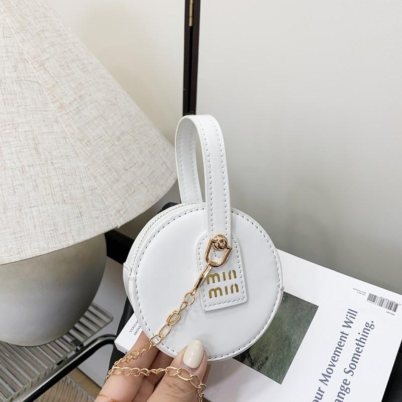 Детская однотонная мультяшная сумка через плечо милого дизайна, подкладка из полиэстера, для девочек