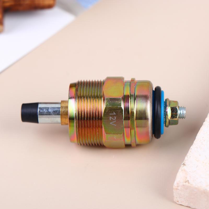 Injection Fuel Pump 12V Shut Off Solenoid Valve Compatible with 0330001015 0330001016 Fast Engine Stop Response
