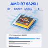 Мини-ПК AOOSTAR R7 NAS, AMD Ryzen 7 5825U 8 ядер Макс. 4,5 ГГц, 16 ГБ ОЗУ DDR4 512 ГБ SSD