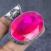 Mystic Glass Gemstone Handmade 925 Sterling Silver Jewelry Pendant 2.25" r6i24