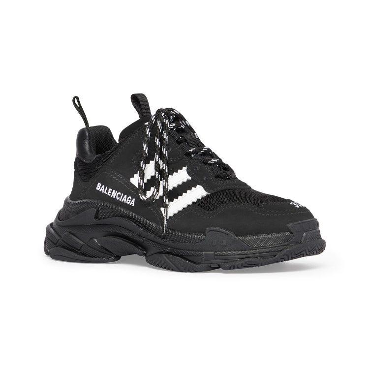 Balenciaga Кроссовки Adidas X Balenciaga Triple S Детские 'Черный' 712818W2ZB21090