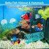 Hide Decoration Betta Fish Tunnel Tube Fighting Fish Resting Tunnel  Aquarium Accessories