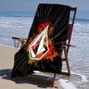 proof beach towel with a V-VOLCOM LOGO1 pattern - soft,absorbent,quick-drying,machine washable - perfect for swimming,camping,bathing