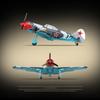 STEM Конструктор Истребитель Самолет La-7 Spitfire Як-1Б Bf-109E Самолет Технические Кирпичики Детская Игрушка подарки на день рождения