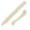 2pcs/Set Bone Folder Tool for Scoring Folding Creasing Paper Leather Crafts for Handmade Leathercraft Accessories