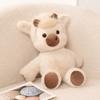 Highland Cattle Plush Toy Running Cow Stuffed Animal Adorable Scottish Highland Cow Plushie Soft Animal Gift For Kids Adults