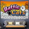 Мультяшный гобелен Battle Cat Арт Научная фантастика Комната Домашний декор Настенные простыни