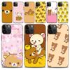 Чехол для телефона R-Rilakkuma Bear для iPhone 15 14 13 12 11 Pro Max Mini X 7 8, мягкий чехол