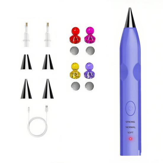 Электрическая ручка для алмазной мозаики Вакуумный инструмент для выкладки алмазов USB-перезаряжаемая Не требует воска Ручка для алмазной мозаики для начинающих взрослых