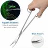 Tank Shovels Trim Tool Plants Wave Scissors Cleaning Tools Tweezers Scissors Aquarium Tools Kit