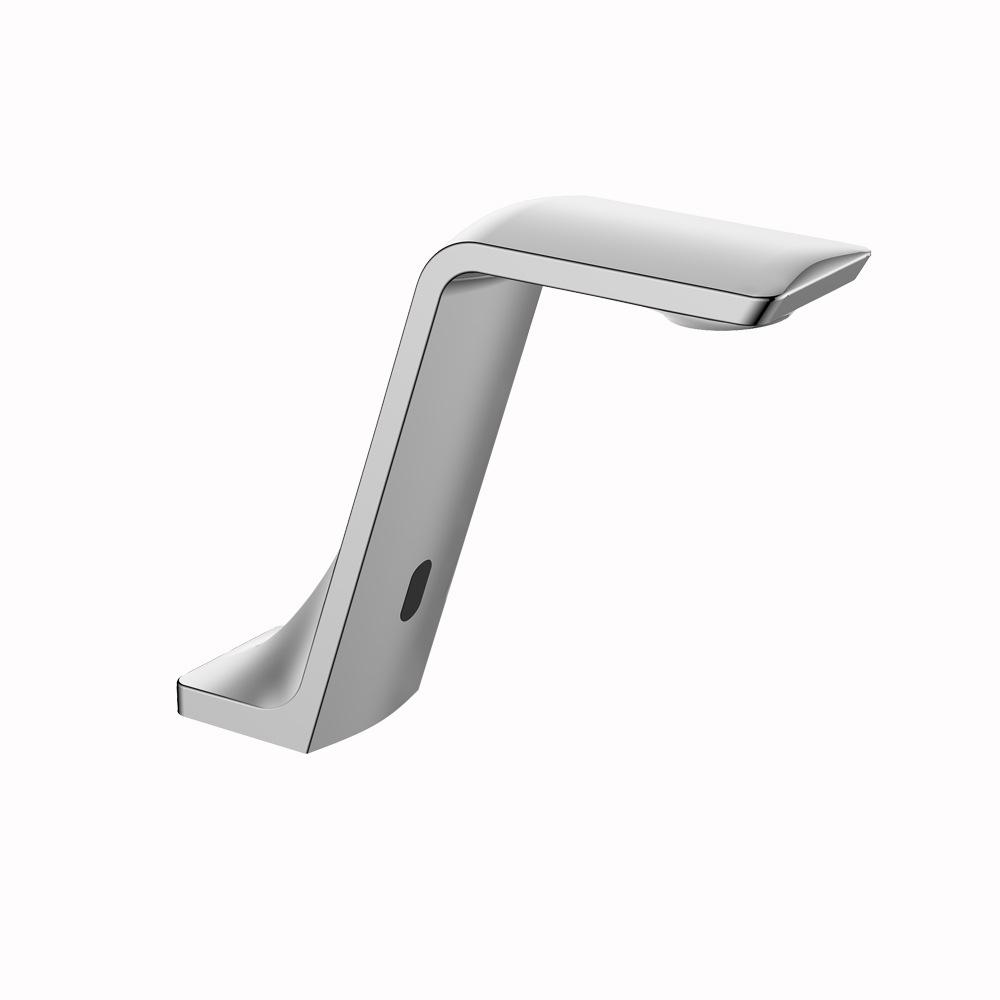 Пистолетный серый латунный автоматический бесконтактный смеситель для раковины в ванной комнате, умный инфракрасный датчик движения, одинарный холодный кран для раковины для мытья рук l