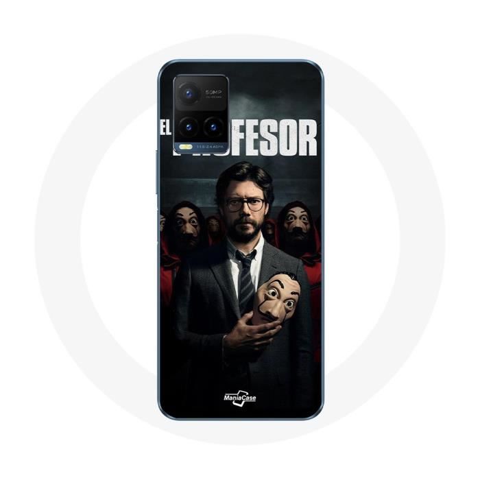 Coque - MANIACASE - La Casa De Papel El Profesor - Silicone - Souple - Noir