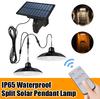 Split Solar Pendant Lamp Outdoor Indoor IP65 Waterproof LED Light with Remote Control Camping Garden Courtyard Linear Lighting