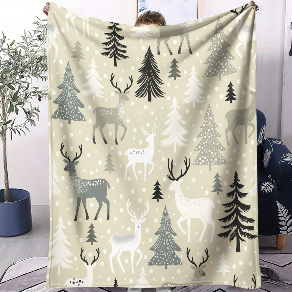 Minimalist Stylish Versatile Patchwork Blanket Soft Multifunctional Decorative Blanket Four Seasons Universal Cover Blanket