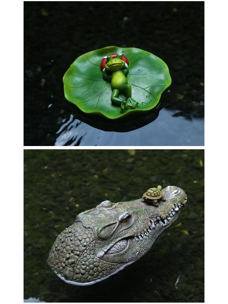 Floating Frog Ornament for Garden Pond Landscaping