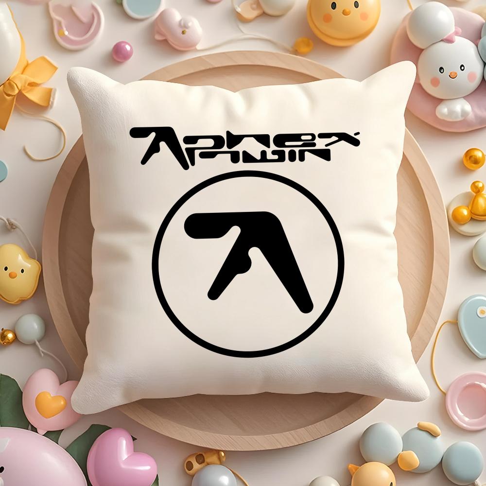 Aphex Twin Richard D James Музыкальная Наволочка Плюшевая Ткань Мягкая Двусторонняя Печать Наволочка для Подушки Дивана Стойкие Цвета Домашний Декор