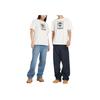 Timberland SS24 Casual Breathable Short Sleeve T-Shirt Unisex Tops Vintage-White A41G5-CM9